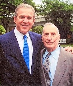 Gerald McLees with GW Bush