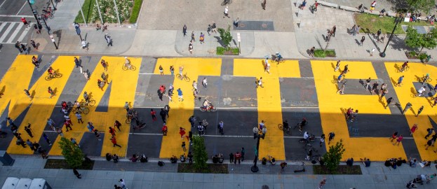 Protesters Demonstrate In D.C. Against Death Of George Floyd By Police Officer In Minneapolis